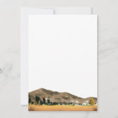 Herfst  truck met zonnebloemen Thanksgiving Feestdagenkaart (Achterkant)