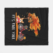 Herfst-trui-hond Grappig Grafisch Fleece Deken (Voorkant (Horizontaal))