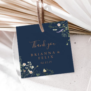 Herfst Tuin Wildflower Wedding Favoriet Labels