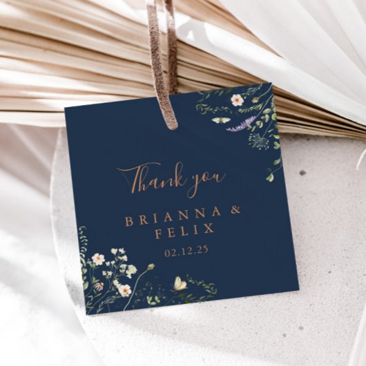 Herfst Tuin Wildflower Wedding Favoriet Labels