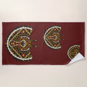 Herfst Turkey Beach Towel Strandlaken (Voorkant)