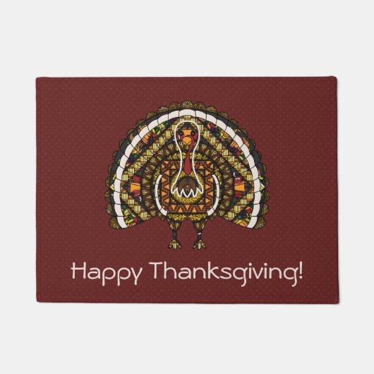 Herfst Turkey Doormat Deurmat (Voorkant)