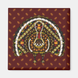 Herfst Turkey Magnet
