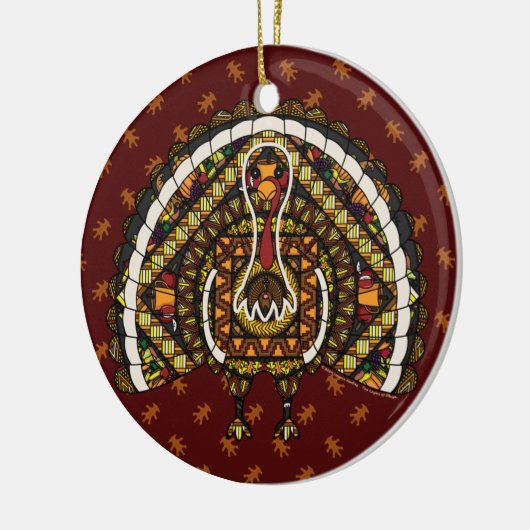 Herfst Turkey Ornament (Links)