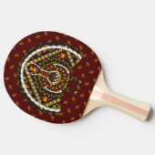 Herfst Turkey Ping Pong Paddle Tafeltennisbatje (Zijkant)