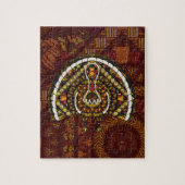 Herfst Turkey Puzzle Legpuzzel (Verticaal)
