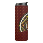 Herfst Turkey Thermal Tumbler Thermosbeker (Gedraaid links)