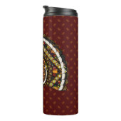 Herfst Turkey Thermal Tumbler Thermosbeker (Geroteerd rechts)