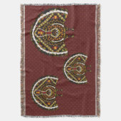 Herfst Turkey Throw Blanket Deken (Voorkant Verticaal)