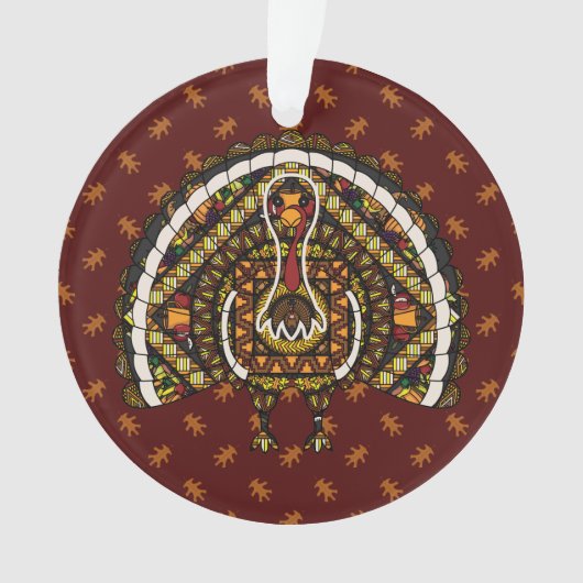 Herfst Turkije AcrylOrnament Ornament (voorkant)