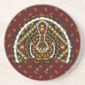 Herfst Turkije Onderzetter (Voorkant)