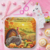 Herfst Turkije Pompoenen Thanksgiving Papier Bord (Feest)
