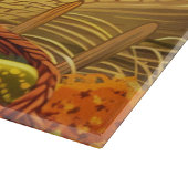 Herfst Turkije Pompoenen Thanksgiving snijplank (Hoek)