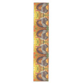 Herfst Turkije Pompoenen Thanksgiving Tafelloper (Voorkant)