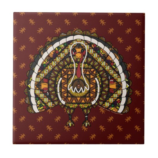 Herfst Turkije Tegel Tegeltje (Voorkant)