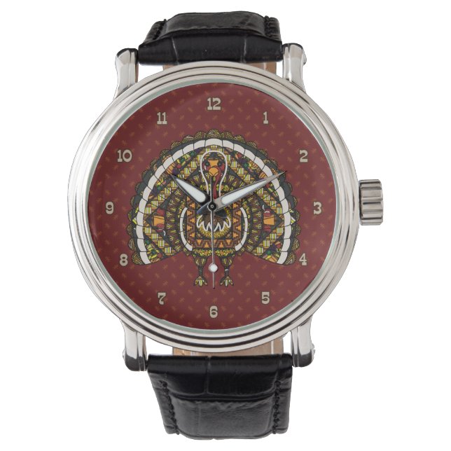 Herfst Turkije Watch Horloge (Voorkant)