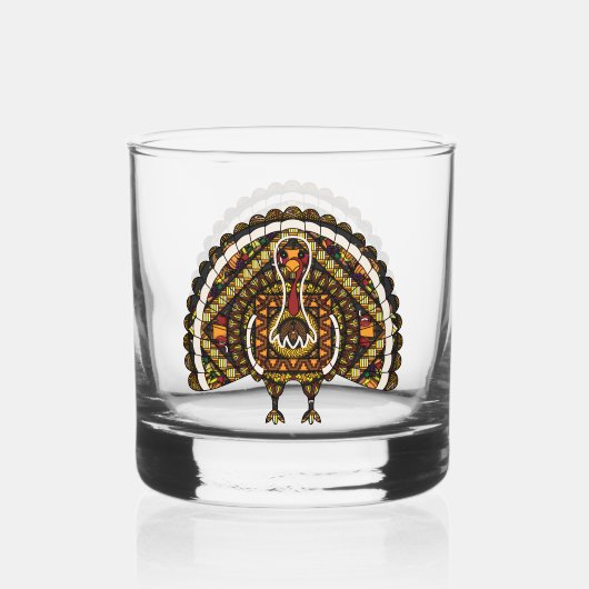 Herfst Turkije Whisky Glas (Voorkant)