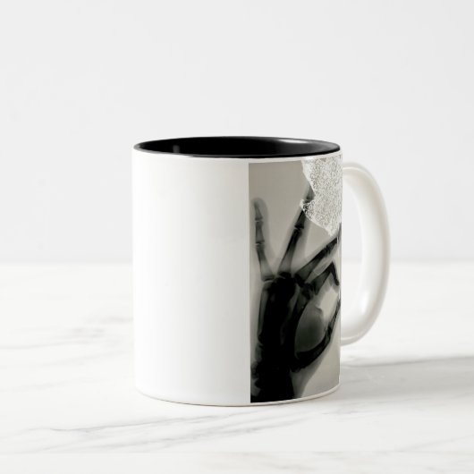 Herfst Tweekleurige Koffiemok (Voorkant rechts)