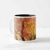 herfst tweekleurige koffiemok (Voorkant links)
