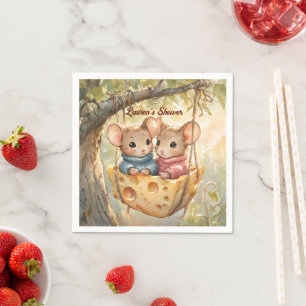 Herfst Tweeling Baby Shower Servet