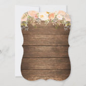 Herfst Tweeling Baby Shower Uitnodiging (Achterkant)