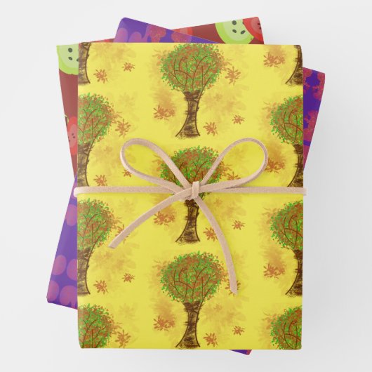 Herfst U allen Verpakkingspapier Inpakpapier Vel (In situ)