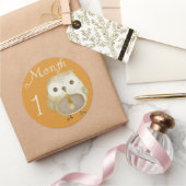 Herfst Uil 1 maand Sticker (Geschenken)