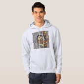 Herfst Uil en Herfst Kleuren Hoodie (Voorkant volledig)