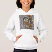 Herfst Uil en Herfst Kleuren Hoodie (Voorkant)