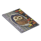 Herfst Uil en Herfst Kleuren Notitieboek (Rechterzijde)