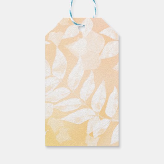 Herfst Uil Woodland Custom Gift Labels Cadeaulabel (Achterkant)