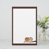 Herfst Uilen Briefpapier (Staand voorkant)