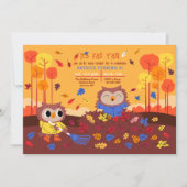 Herfst Uilen Kaart (Voorkant)