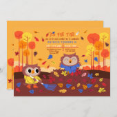 Herfst Uilen Kaart (Voorkant / Achterkant)
