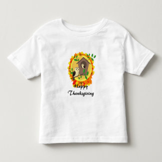 Herfst Uilen Thanksgiving Kinder Shirts