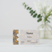 herfst uilt patroon visitekaartje (Staand voorkant)