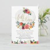 Herfst uit de liefde van de boeroendese gouden par kaart (Staand voorkant)