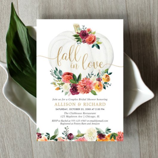 Herfst uit de liefde van de boeroendese gouden par kaart