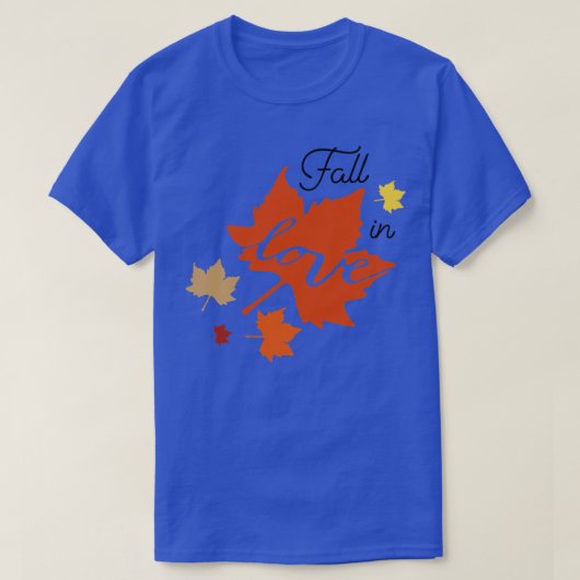 Herfst uit liefde7 t-shirt (Design voorkant)