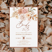 Herfst uit liefde Bridal Shower Invitation Kaart