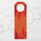 Herfst uit liefde herfst sinaasappel bladeren trou flessenhanger (Achterkant)