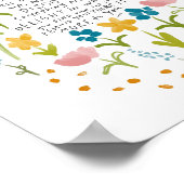 Herfst uit liefde voor natuur - inspirerend citaat poster (Hoek)