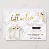 Herfst uit liefde voor witte pompoen kaart (Voorkant)