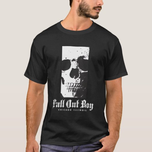 Herfst uit schedel rechthoek t-shirt (Voorkant)