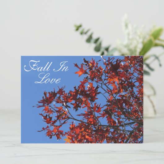  Herfst Uitnodiging (Staand voorkant)