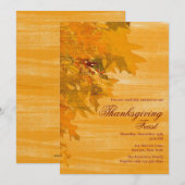 Herfst Uitnodiging (Voorkant / Achterkant)