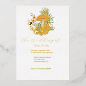 Herfst  Uitnodiging Folie (Voorkant)