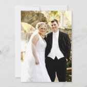 Herfst uitnodiging of Huwelijksuitnodiging met fot (Achterkant)