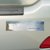 Herfst Uitzicht : Niagara USA Canada Bumpersticker (Op auto)