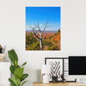 Herfst uitzicht op Mount Bohemia Poster (Thuiskantoor)